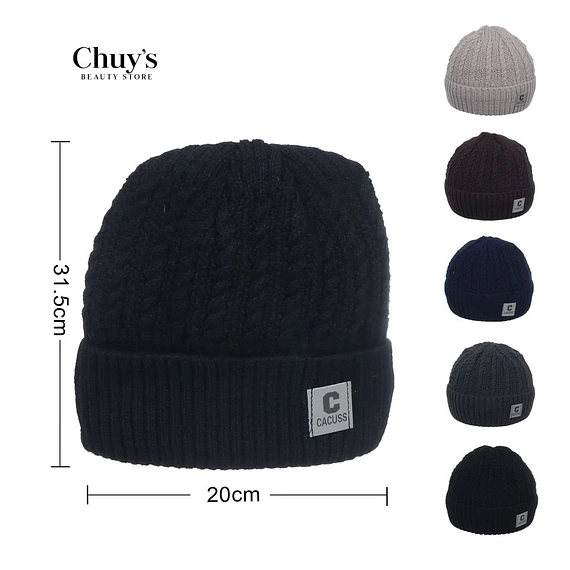 Gorro De Lana Tejido