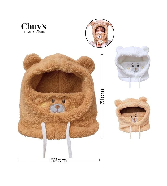 Gorro de Osito de Peluche