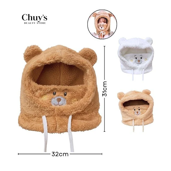 Gorro de Osito de Peluche