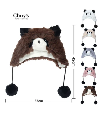 Gorro De Piel Sintética Con Orejas - Chuys Beautys | Chuy's Beautys Store
