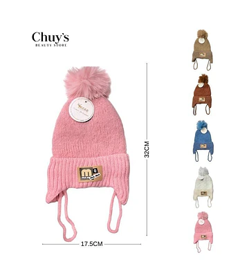 Gorro de Lana con Pompon - Chuys Beautys | Chuy's Beautys Store