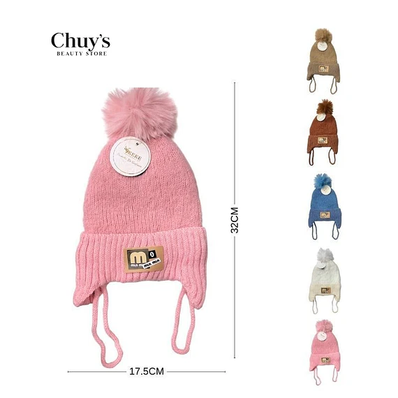 Gorro de Lana con Pompon