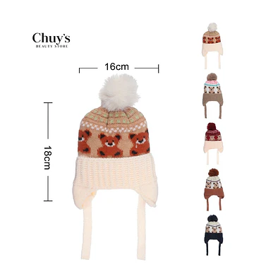 Gorro de Invierno con Pompon - Chuys Beautys | Chuy's Beautys Store