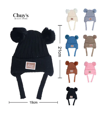 Gorro De Invierno Con Orejas - Chuys Beautys | Chuy's Beautys Store
