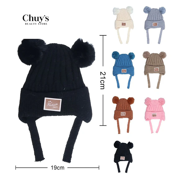 Gorro De Invierno Con Orejas