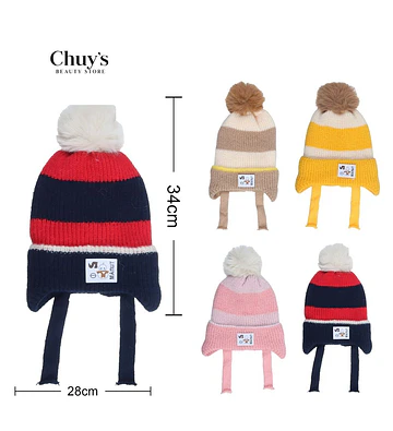 Gorro de Invierno con Pompon - Chuys Beautys | Chuy's Beautys Store