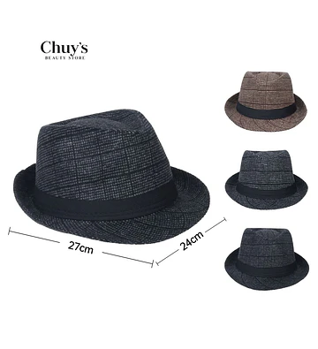 Sombrero Fedora Estilo Clásico - Chuys Beautys | Chuy's Beautys Store