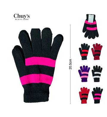 Guantes De Invierno A Rayas - Chuys Beautys | Chuy's Beautys Store