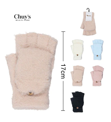Guantes Sin Dedos de Peluche - Chuys Beautys | Chuy's Beautys Store