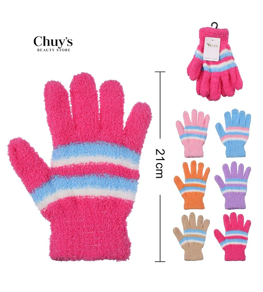 Guantes de Felpa Coloridos