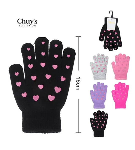 Guantes de Belleza con Corazones