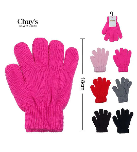 Guantes De Lana Coloridos