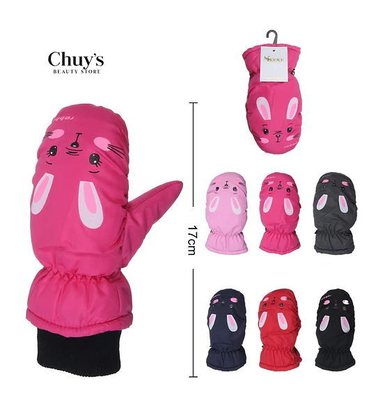 Guantes de Invierno con Diseño de Animales