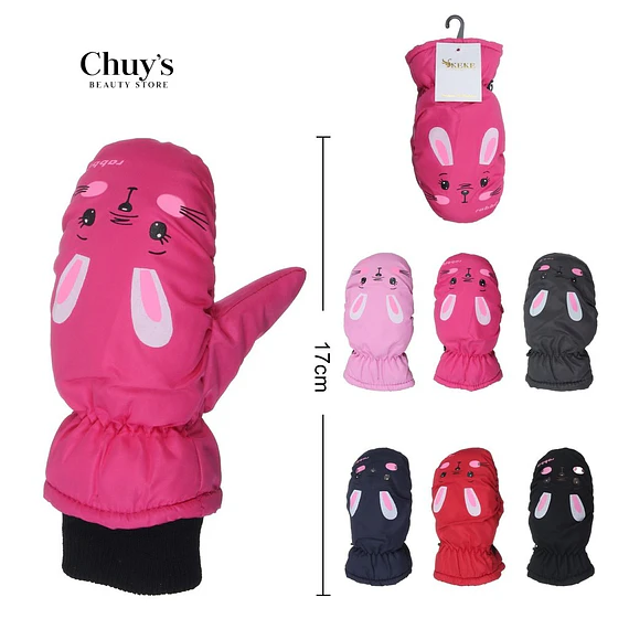Guantes de Invierno con Diseño de Animales