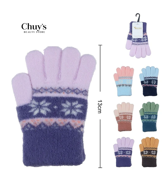 Guantes de Lana con Diseño