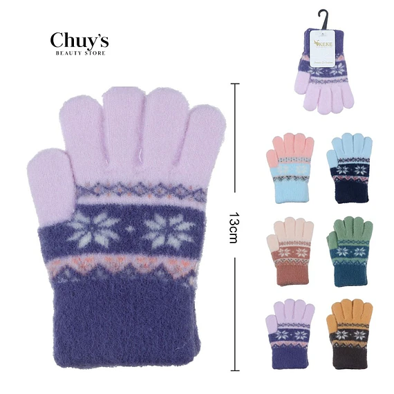 Guantes de Lana con Diseño