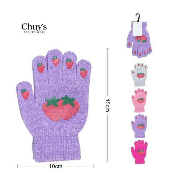 Guantes Exfoliantes de Frutas