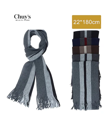 Bufanda De Lana A Rayas - Chuys Beautys | Chuy's Beautys Store