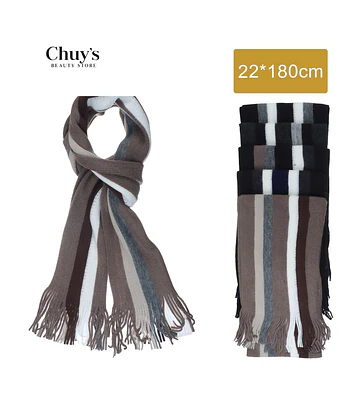 Bufanda De Lana A Rayas - Chuys Beautys | Chuy's Beautys Store