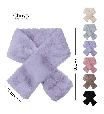 Bufanda De Piel Sintética - Chuys Beautys | Chuy's Beautys Store