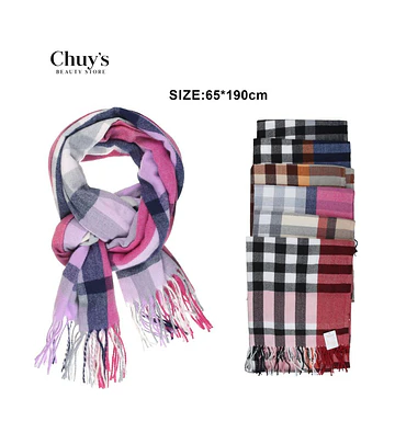 Bufanda Cuadros Multicolor - Chuys Beautys | Chuy's Beautys Store