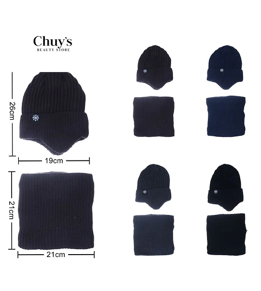 Gorro Y Cuello De Lana