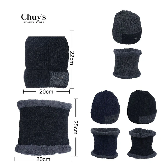 Gorro y Cuello de Lana