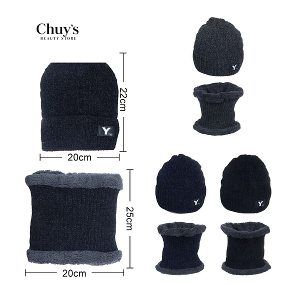 Gorro y Cuello de Lana