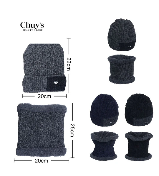 Gorro y Cuello de Lana