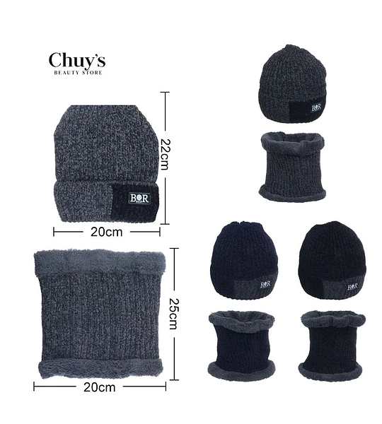 Gorro Y Cuello De Lana