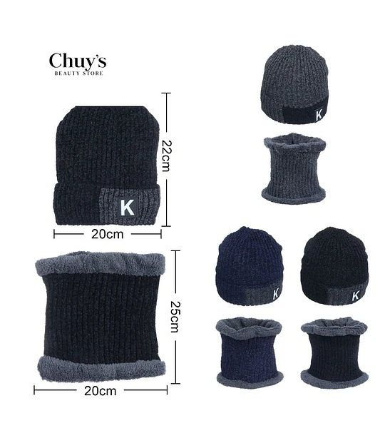 Gorro y Cuello de Lana
