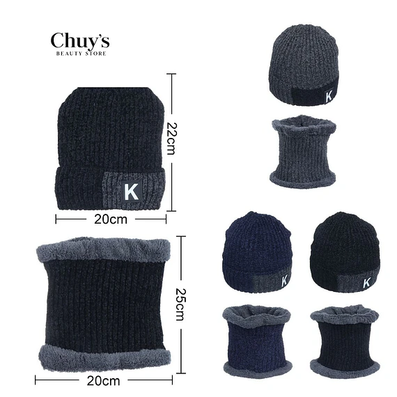 Gorro y Cuello de Lana