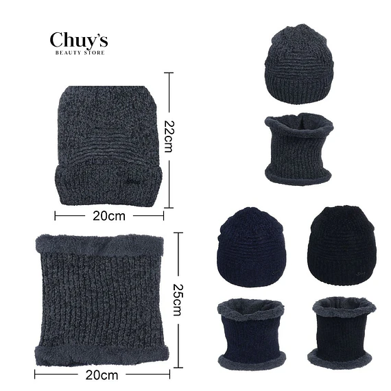 Gorro Y Cuello De Lana