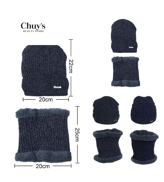 Set de Gorra y Cuello de Lana