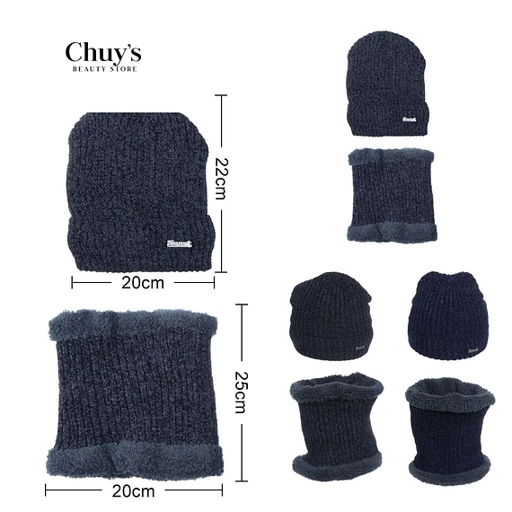 Set de Gorra y Cuello de Lana