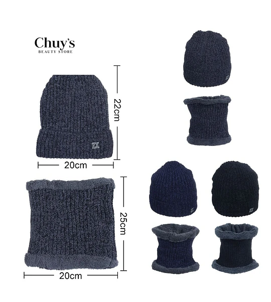 Gorro Y Cuello De Lana