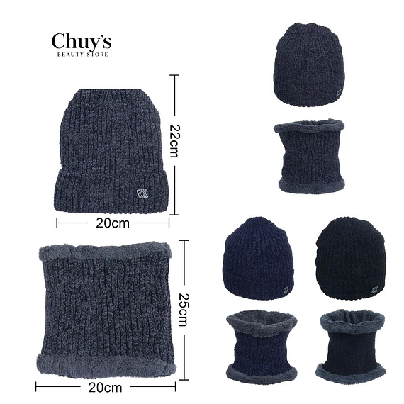 Gorro Y Cuello De Lana
