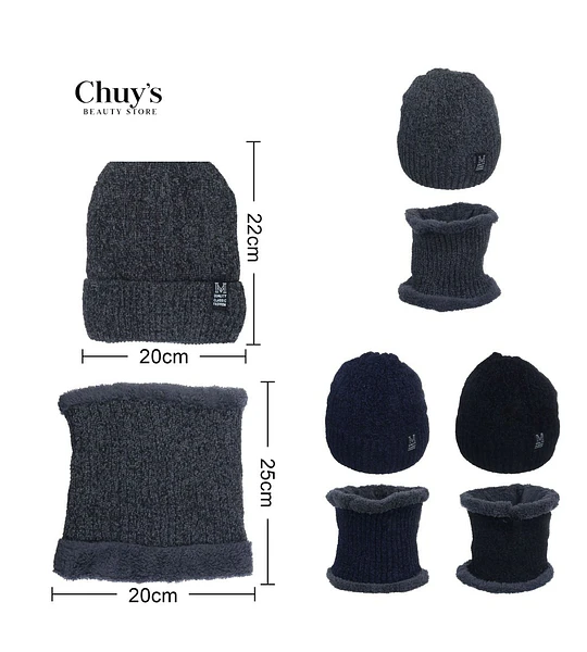 Gorro y Cuello de Lana