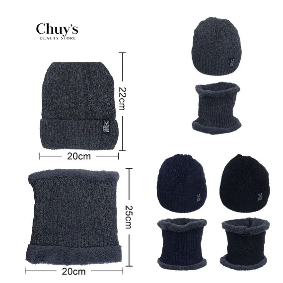 Gorro y Cuello de Lana