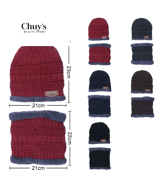 Gorro y Cuello de Lana