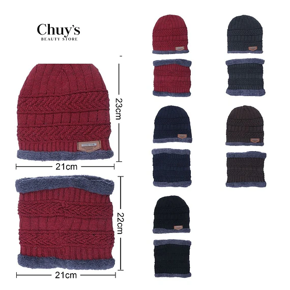 Gorro y Cuello de Lana