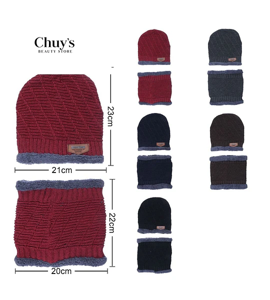 Gorro Y Cuello De Lana