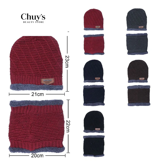 Gorro Y Cuello De Lana