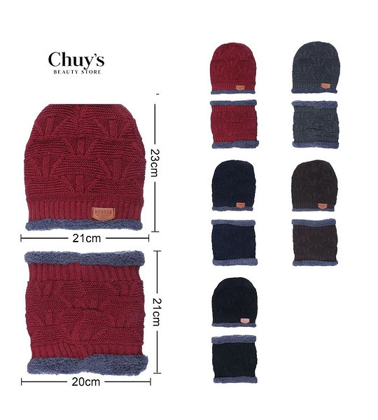 Gorro y Cuello de Lana