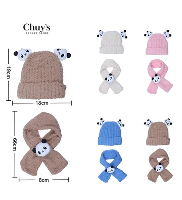 Gorro Y Bufanda Panda - Chuys Beautys | Chuy's Beautys Store