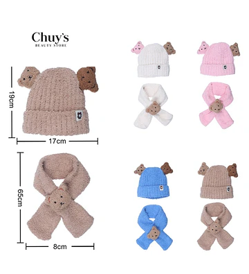 Gorro Y Bufanda De Peluche - Chuys Beautys | Chuy's Beautys Store