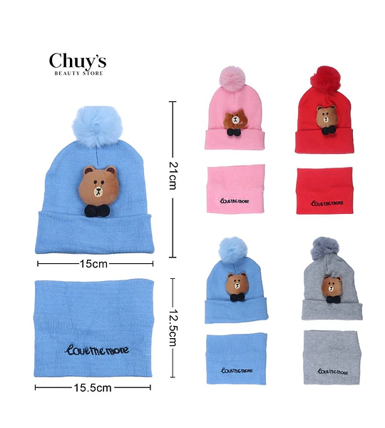 Gorro de Invierno con Pompon