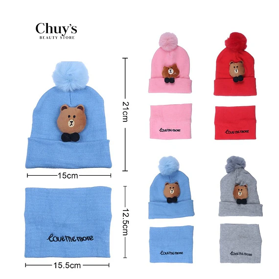 Gorro de Invierno con Pompon