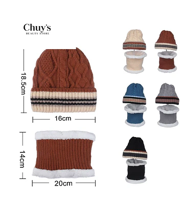 Gorro de Lana con Cuello - Chuys Beautys | Chuy's Beautys Store
