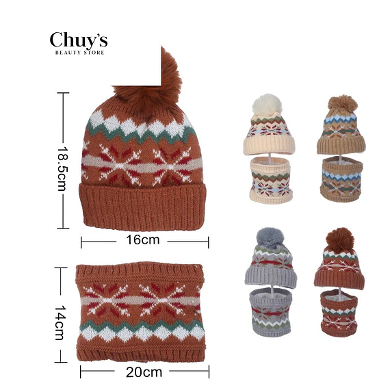 Gorro de Lana con Pompon